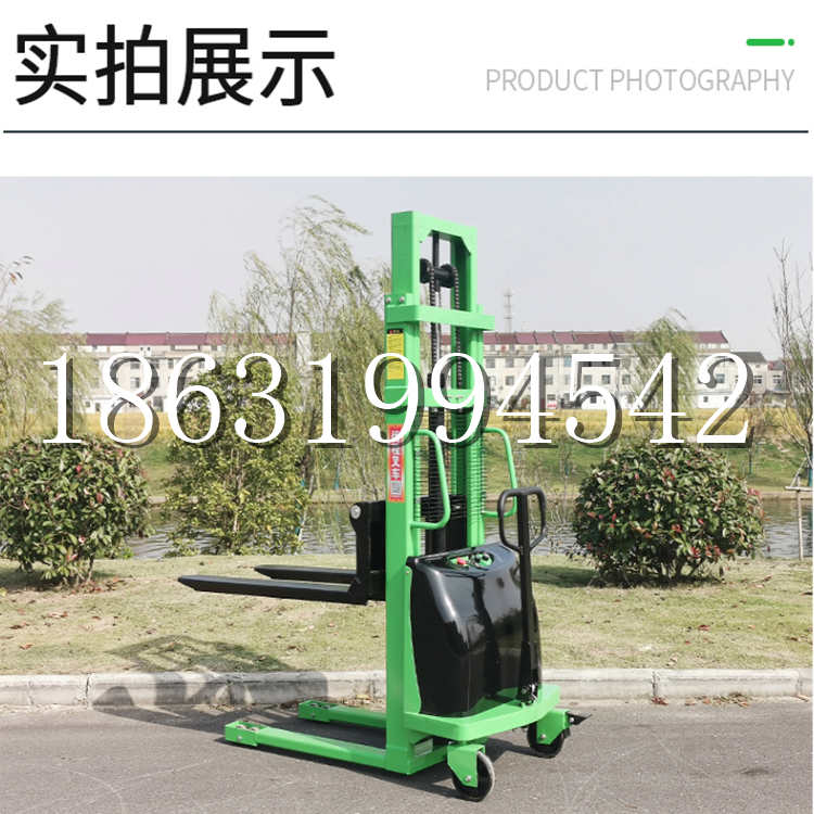 商都县电动叉车堆高车液压铲车电瓶1吨2吨站驾步行式小型全自动叉车